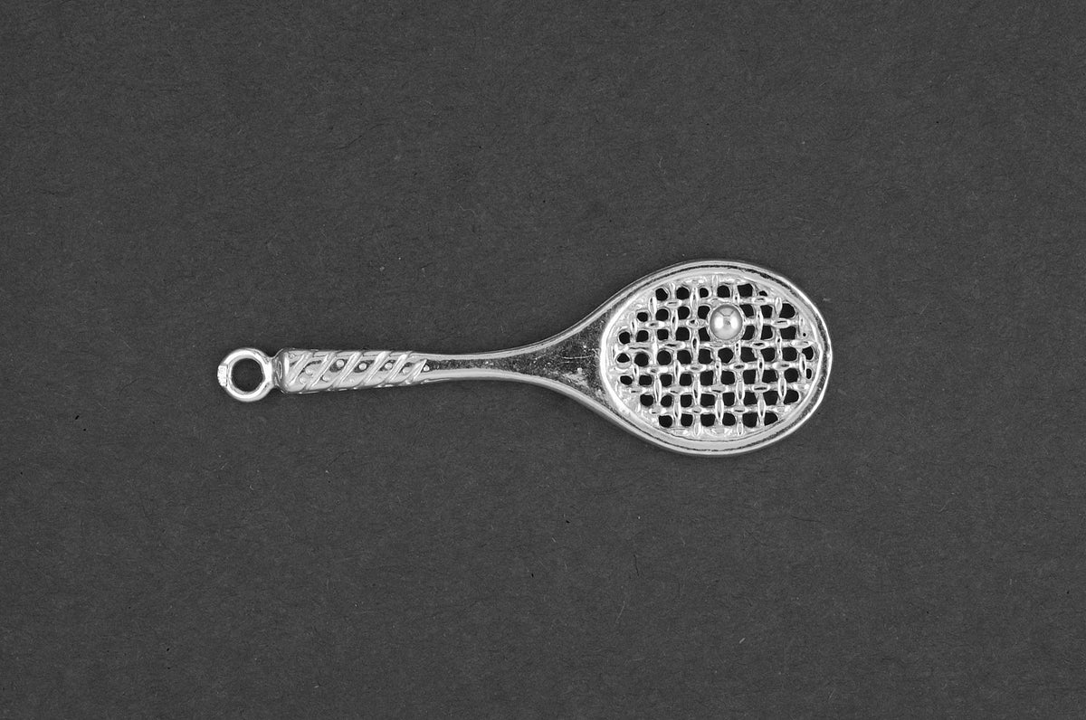 Tennisracket met bal - Goud