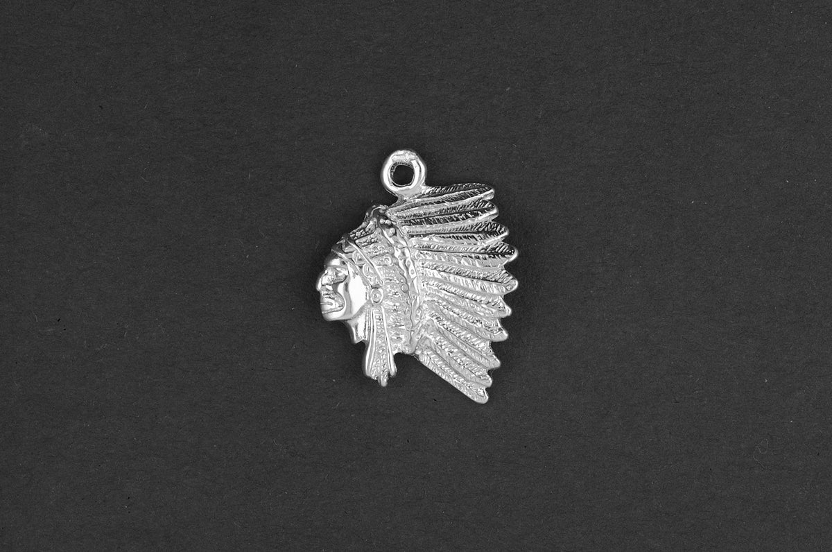 Indianen hoofd / stamhoofd - Goud