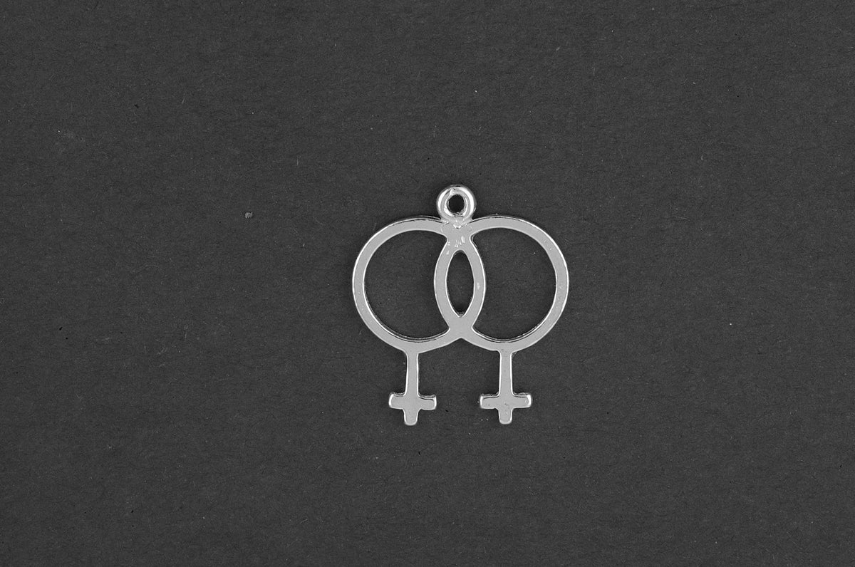 Vrouw teken, LGBT - Goud