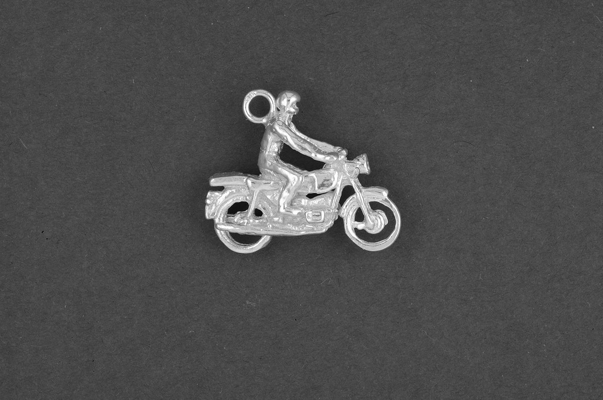 Motorrijder groot - Goud
