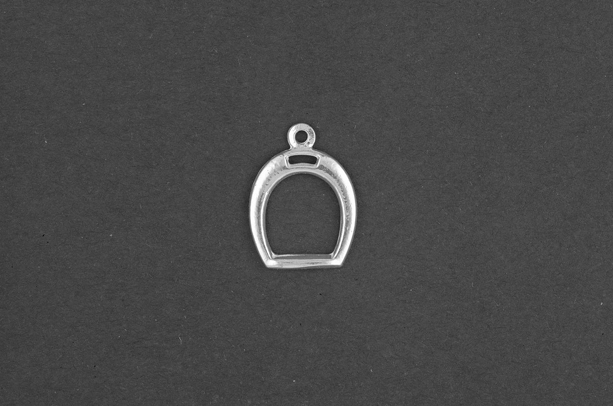 Stijgbeugel groot plat - Zilver