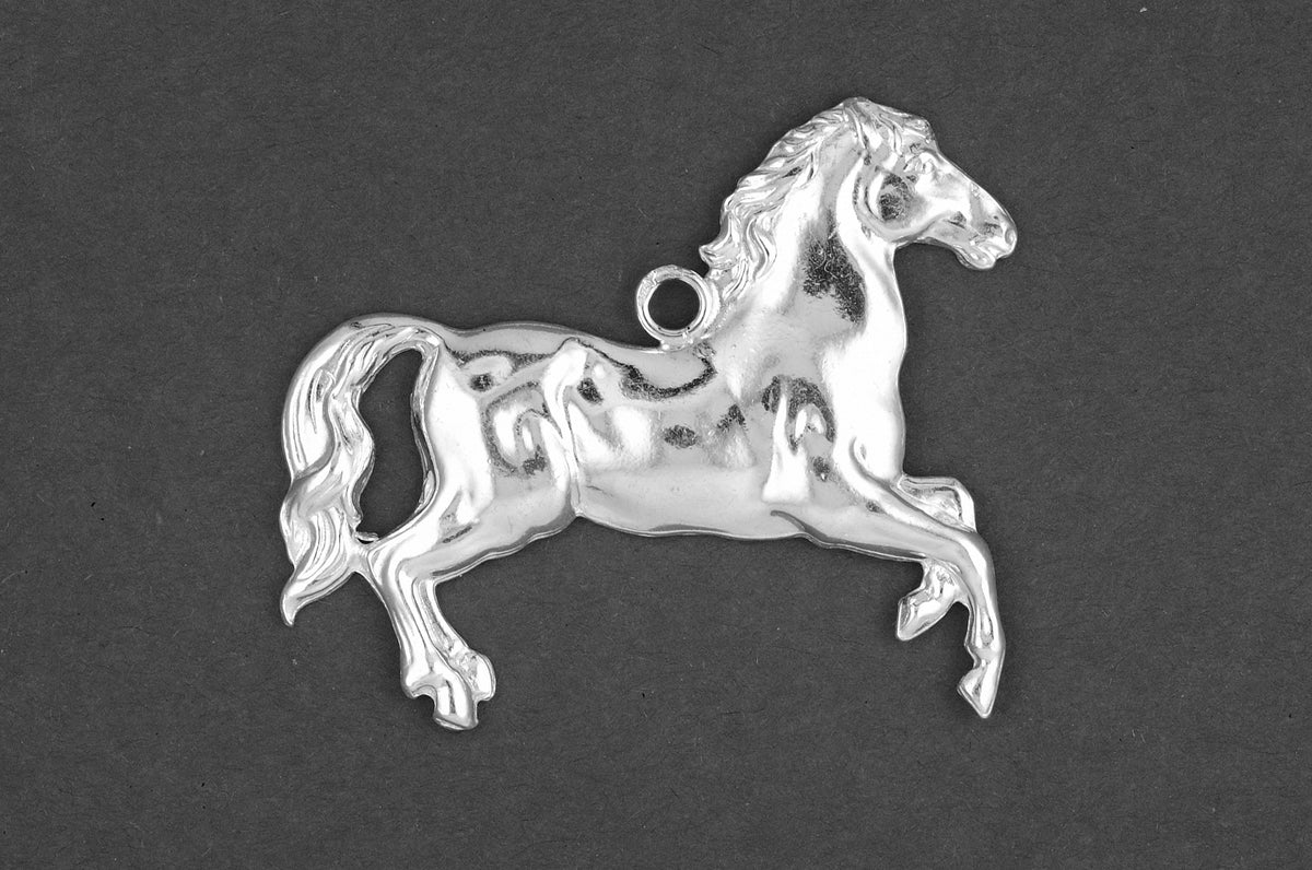 Paard plat groot - Goud