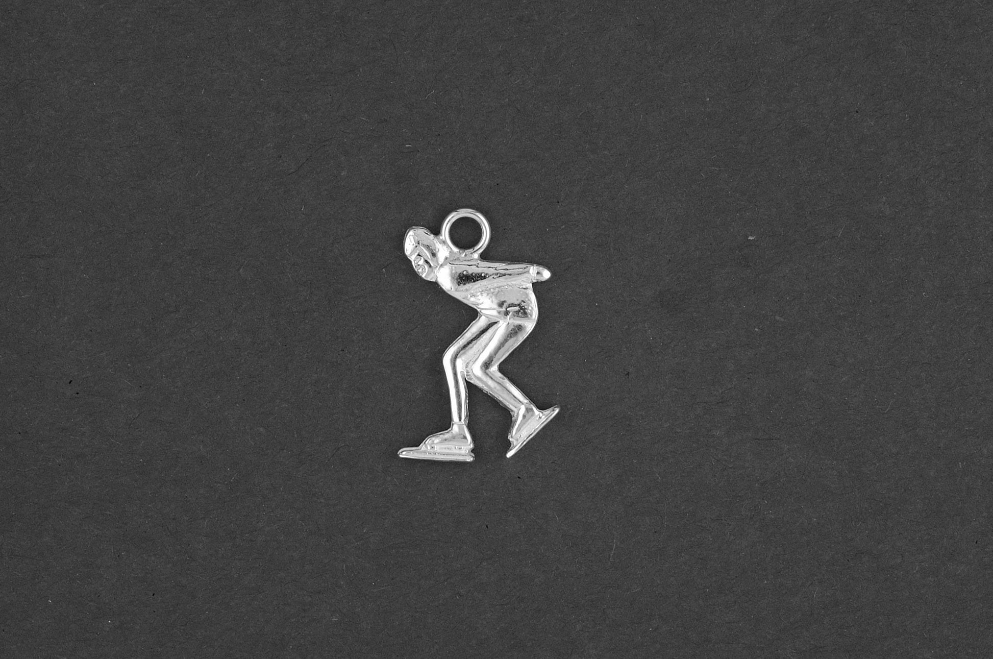 Schaatser plat - Goud
