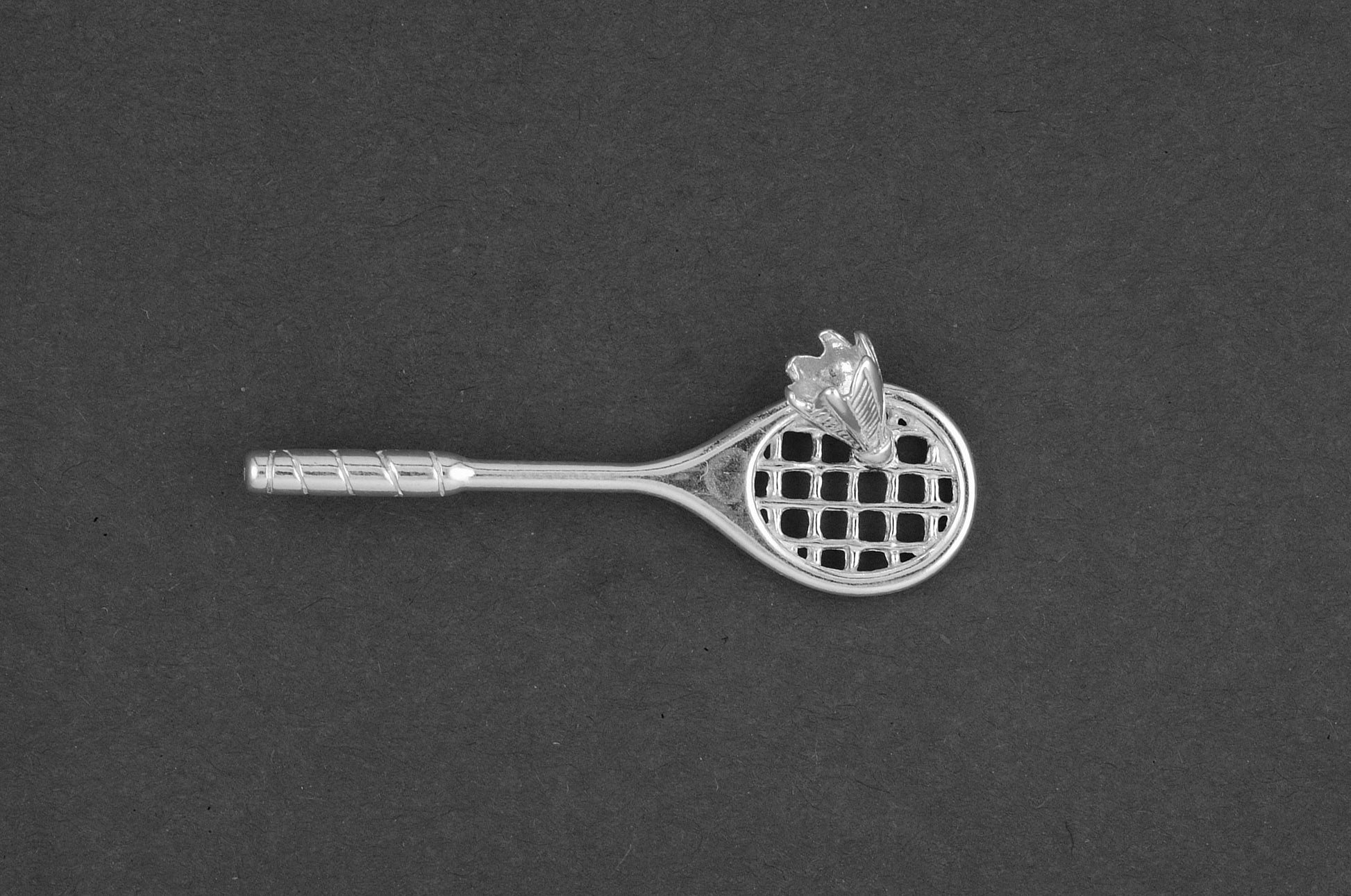 Badminton racket met shuttle - Goud