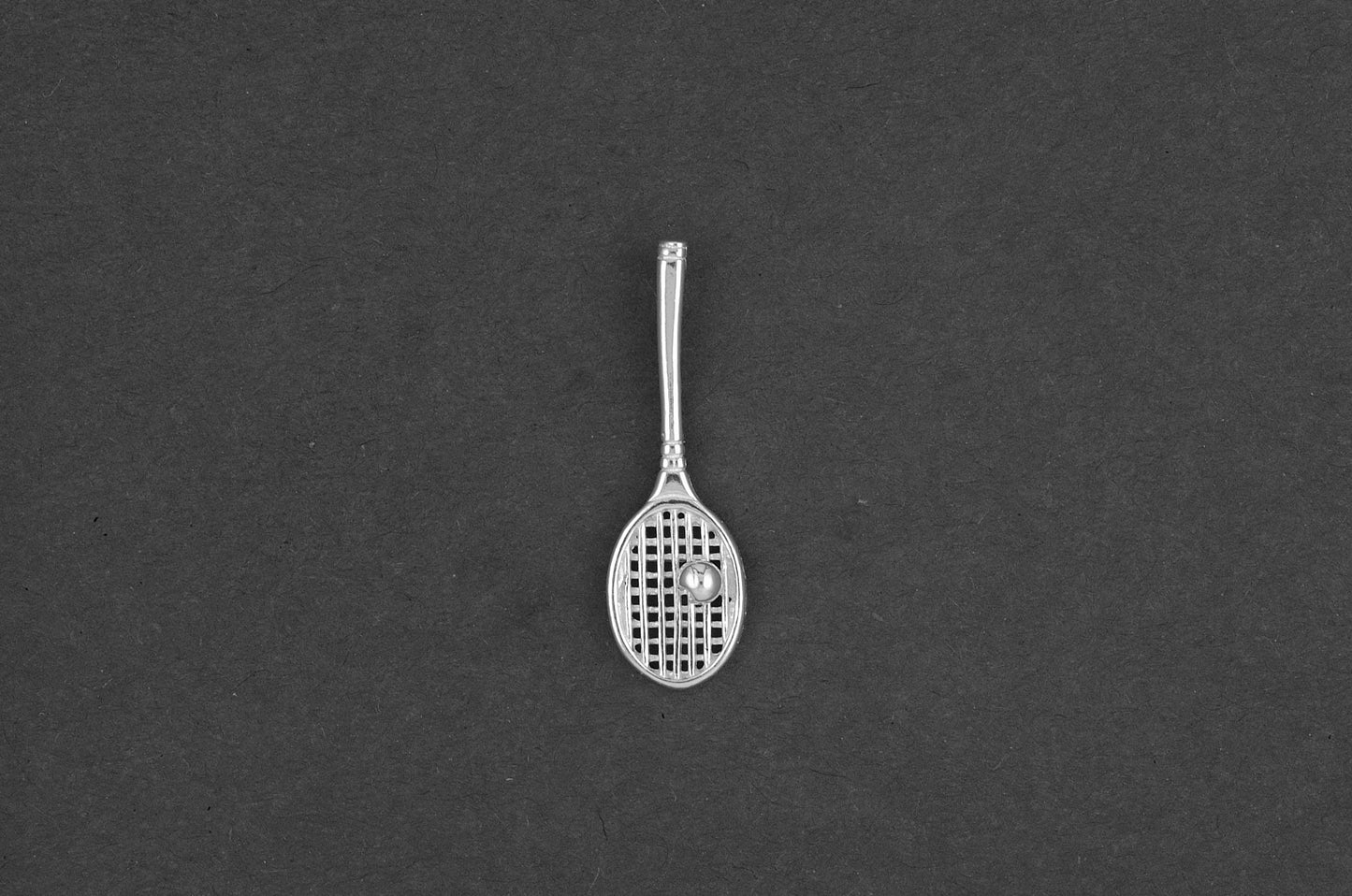 Tennisracket met bal - Goud