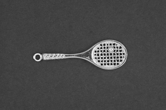 Tennisracket met bal - Goud