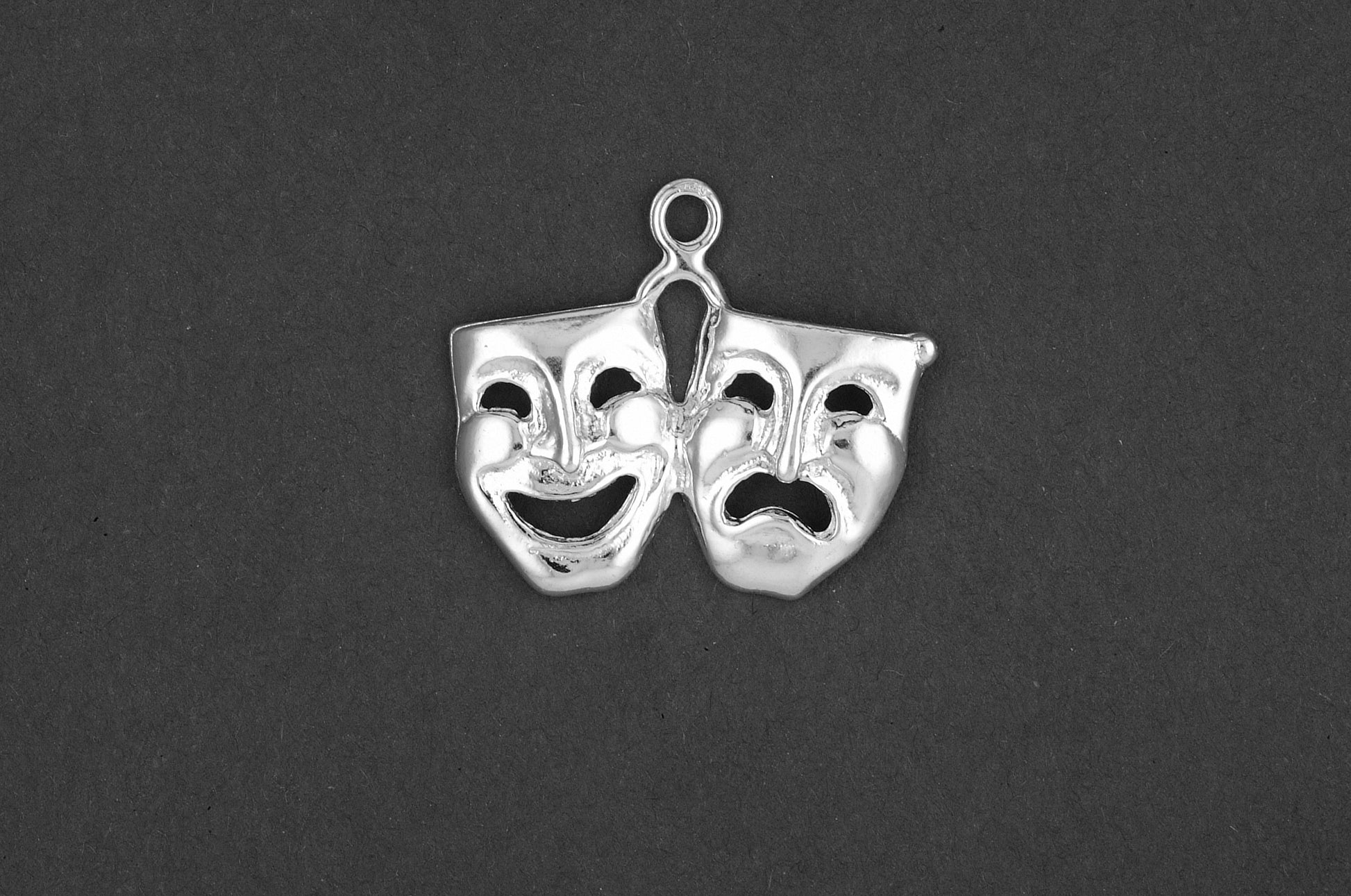 Toneelmasker dubbel - Goud