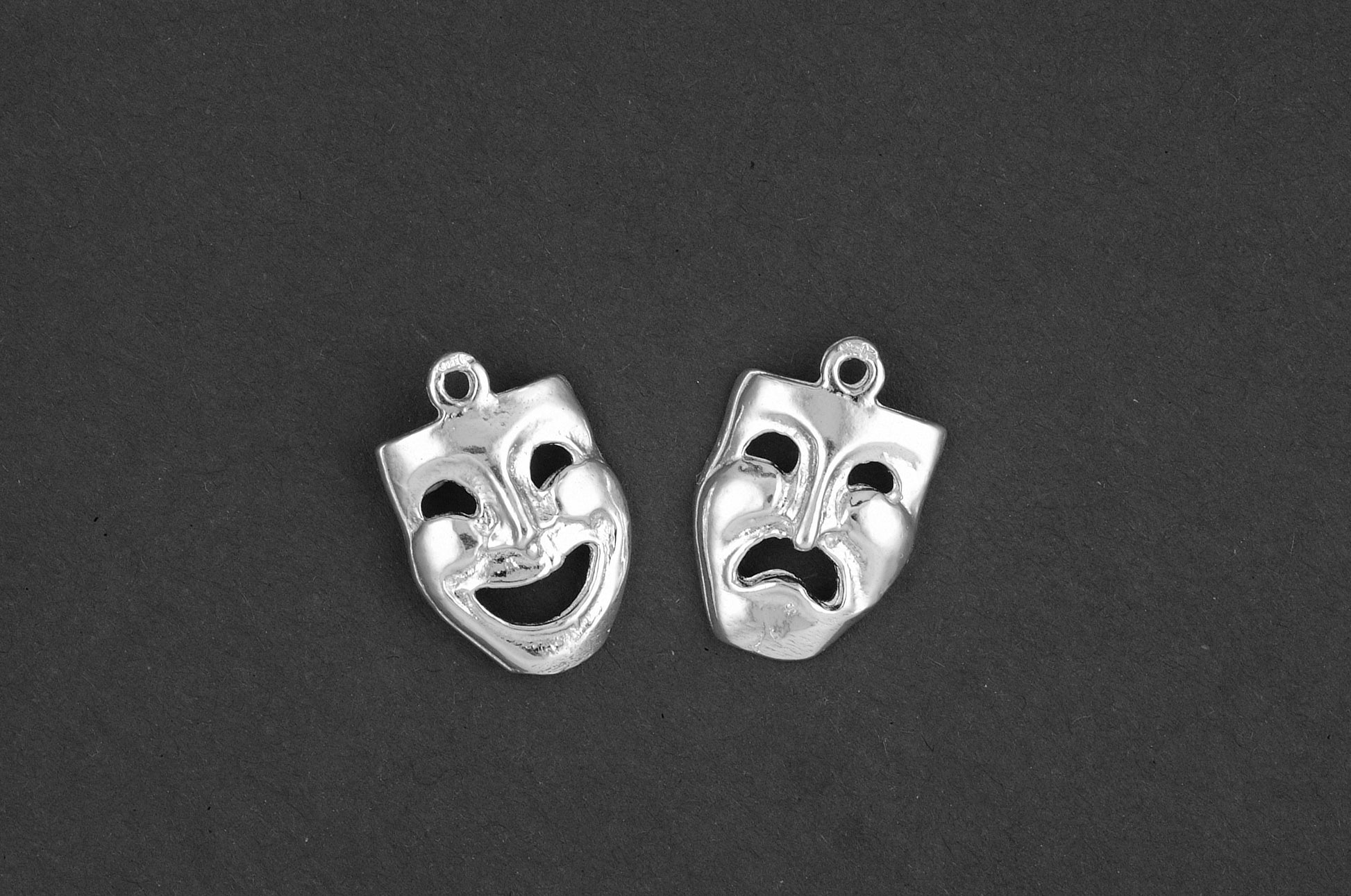 Toneelmasker enkel - Goud