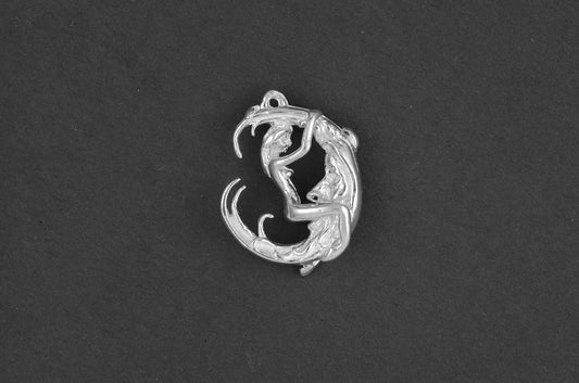Jugendstil maan/vrouw 3D - Goud