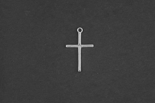 Kruis glad - Zilver