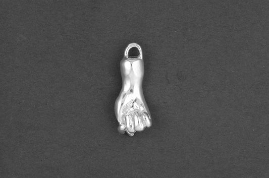 Vuist / hand . - Goud