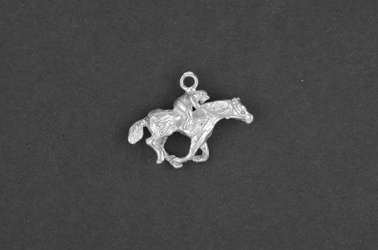 Jockey op paard - Goud