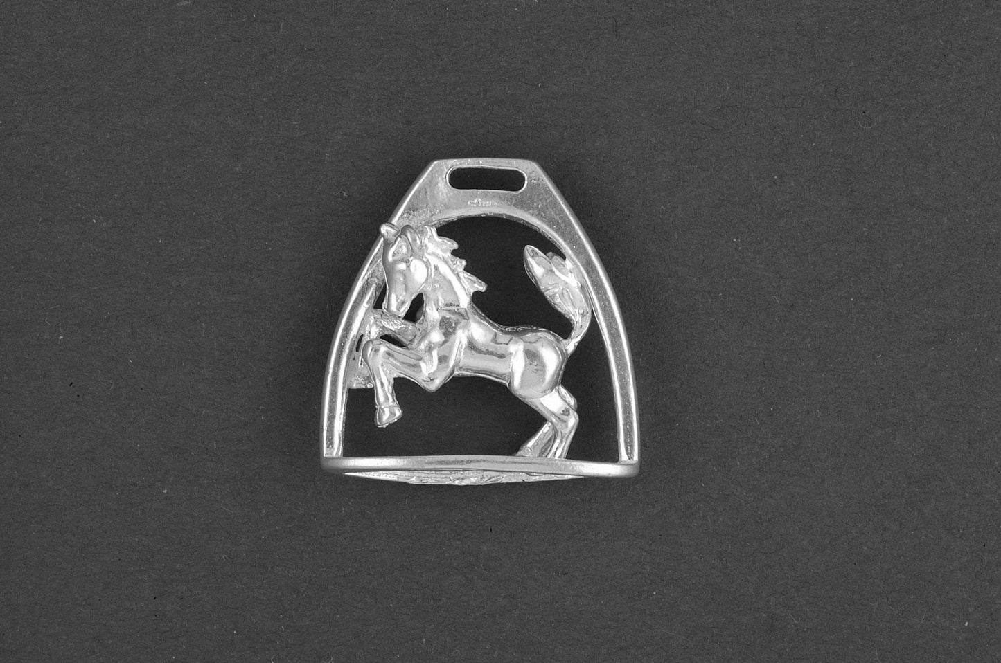 Stijgbeugel met paard - Goud