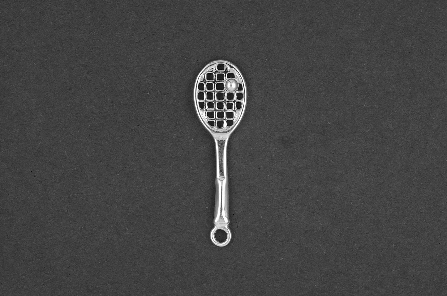 Tennisracket met bal klein - Goud