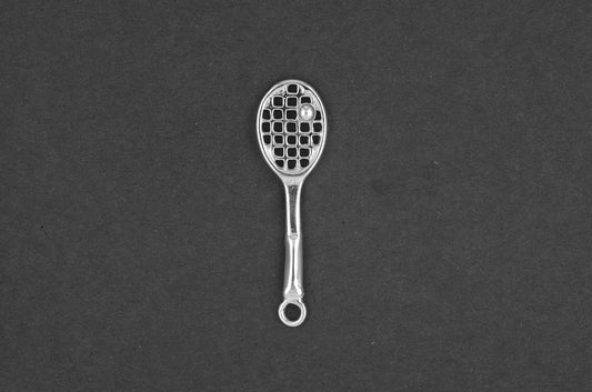 Tennisracket met bal klein - Goud