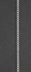 Gourmet br=1,8 mm l=42 cm - Zilver