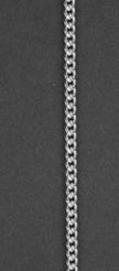 Gourmet br=2,1 mm l=50 cm - Zilver