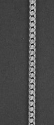 Gourmet br=2,8 mm l=45 cm - Zilver